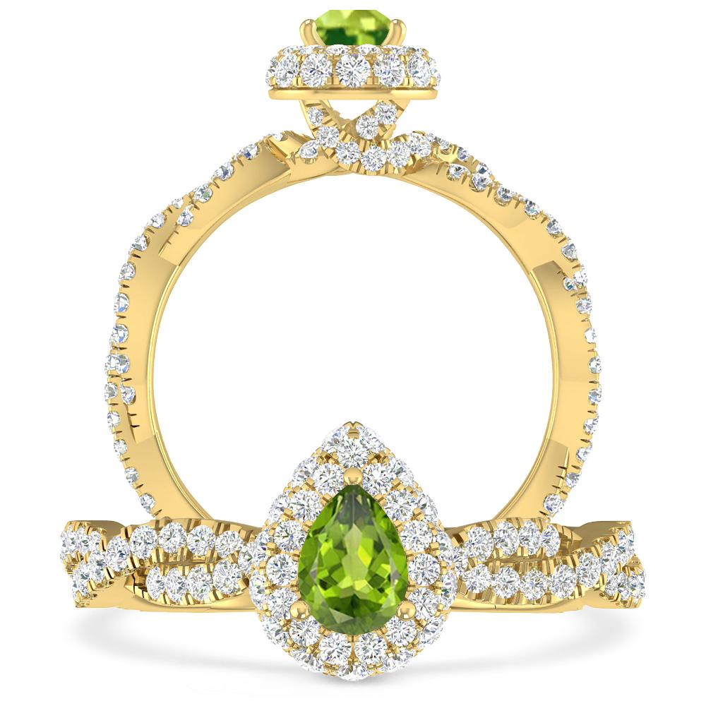 Yellow Gold - Peridot