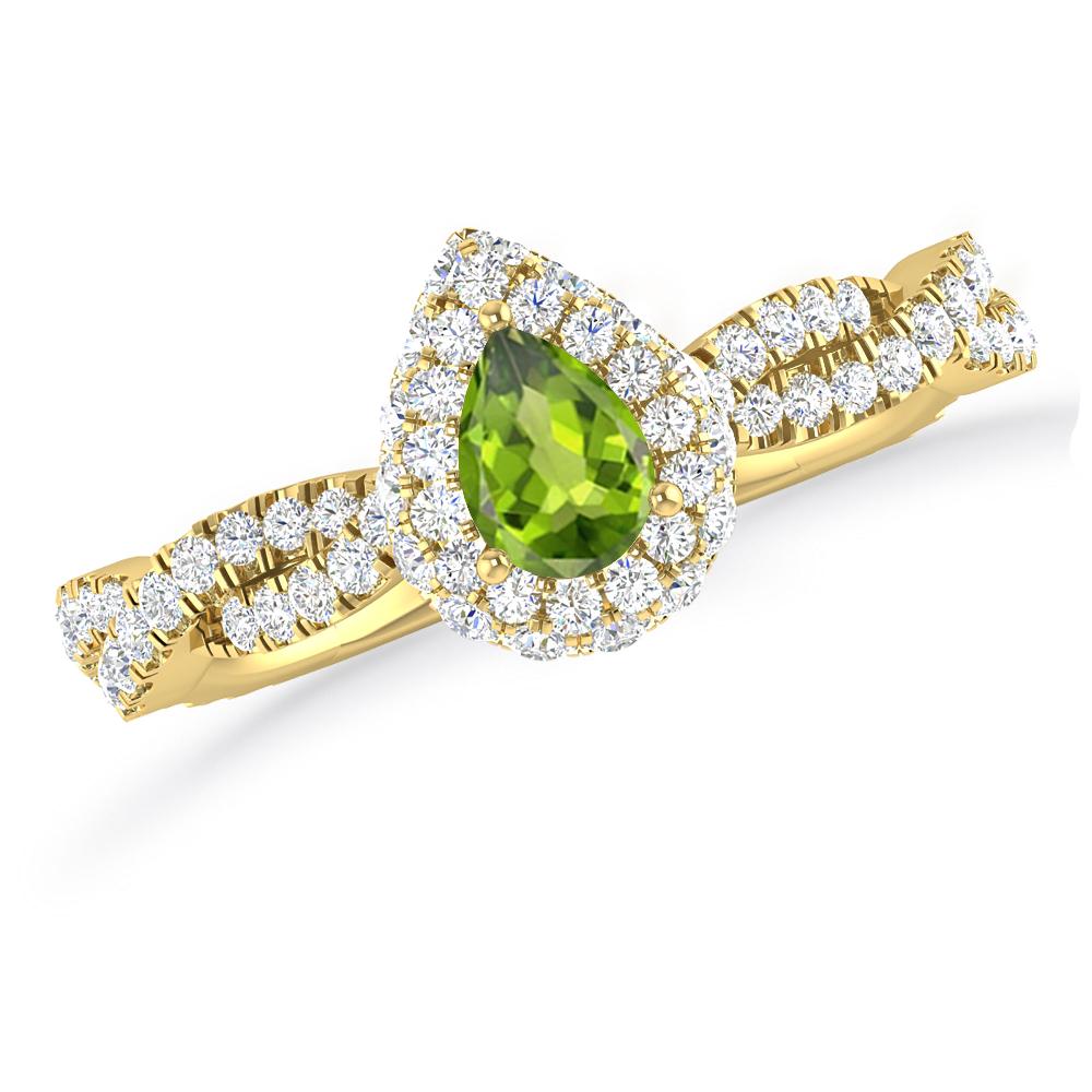 Yellow Gold - Peridot