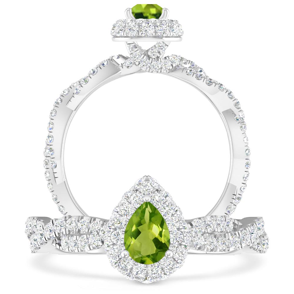 White Gold - Peridot