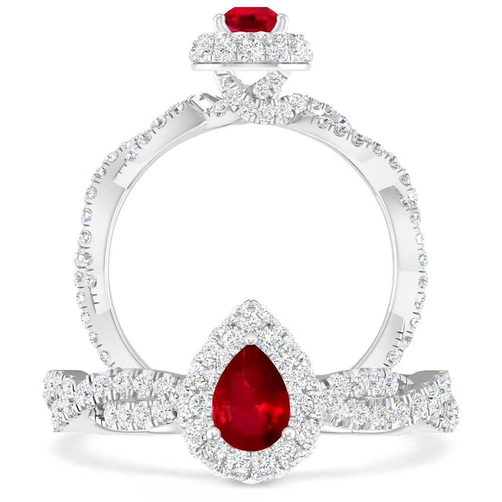 White Gold - Ruby