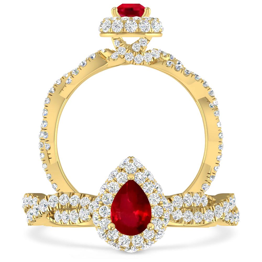 Yellow Gold - Ruby