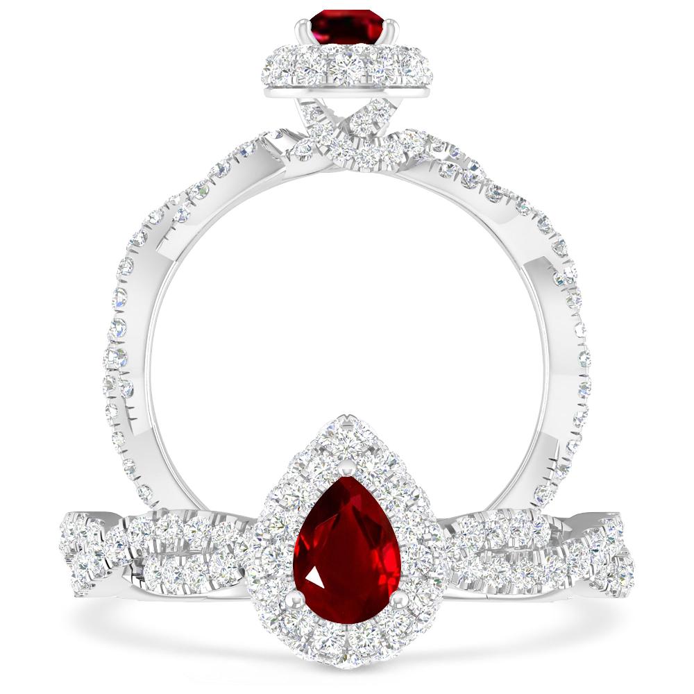 White Gold - Ruby
