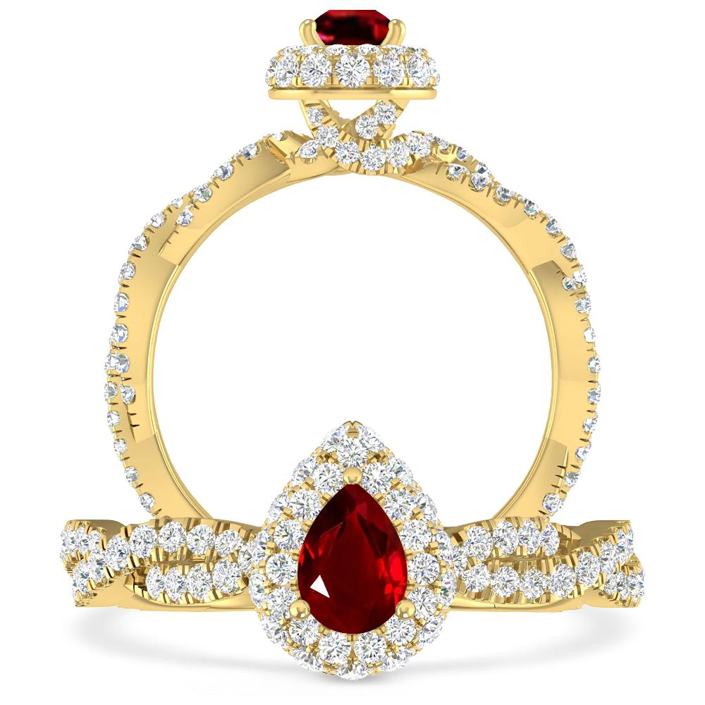 Yellow Gold - Ruby