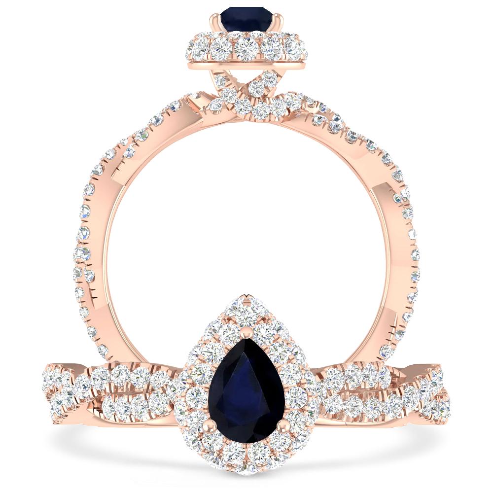 Rose Gold - Sapphire