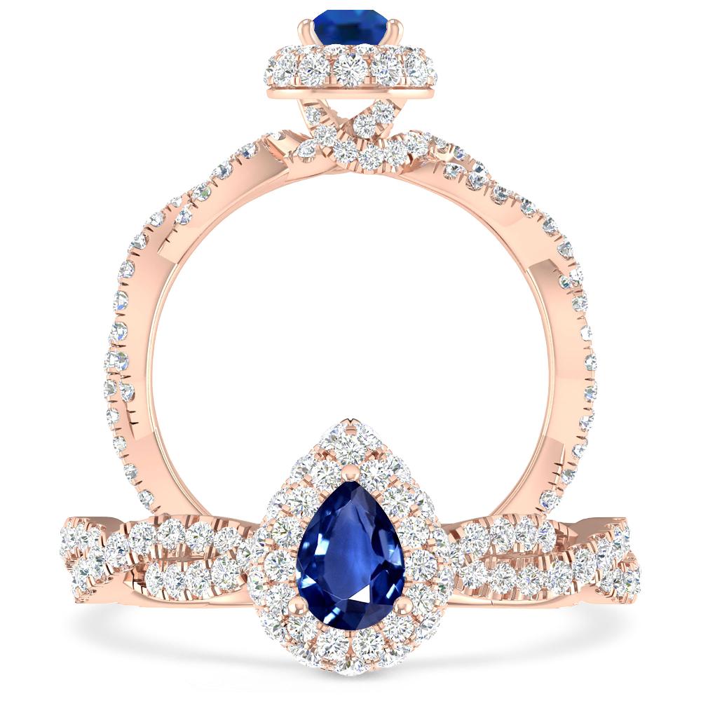 Rose Gold - Sapphire
