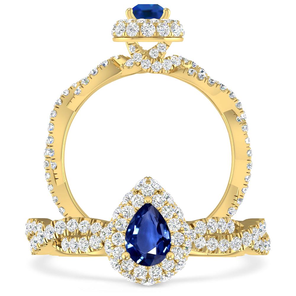 Yellow Gold - Sapphire