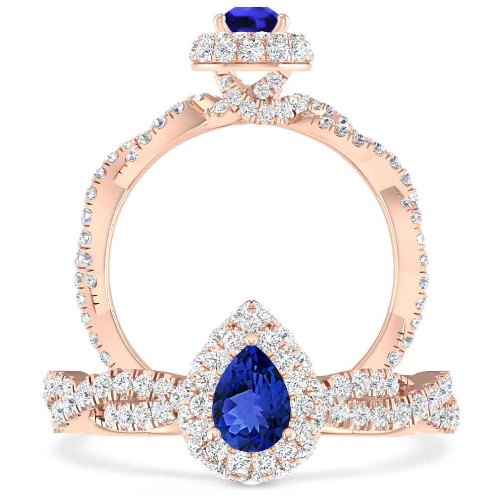 Rose Gold - Tanzanite