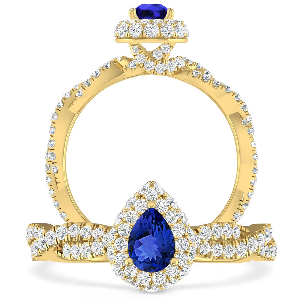 Yellow Gold - Tanzanite