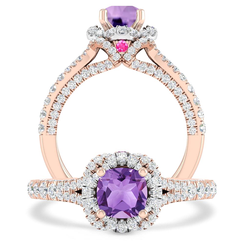 Rose Gold - Amethyst