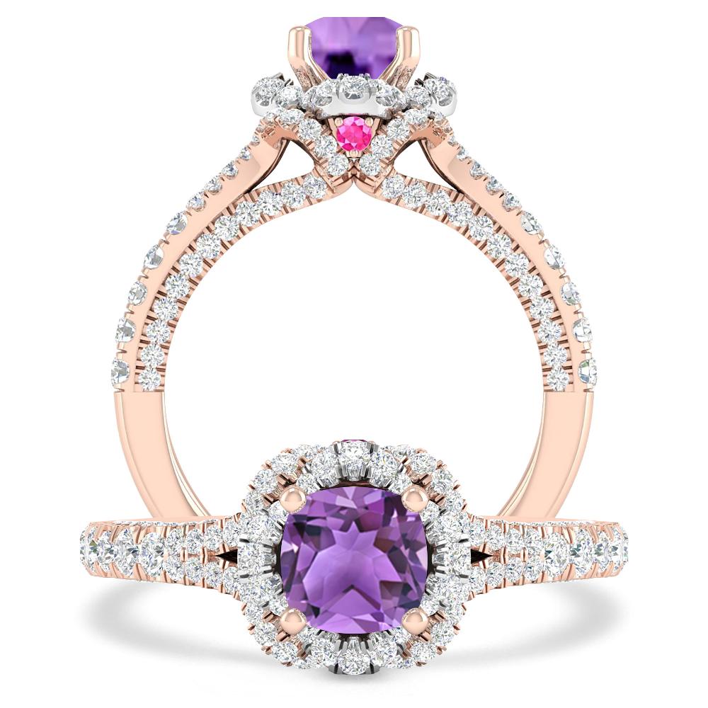 Rose Gold - Amethyst