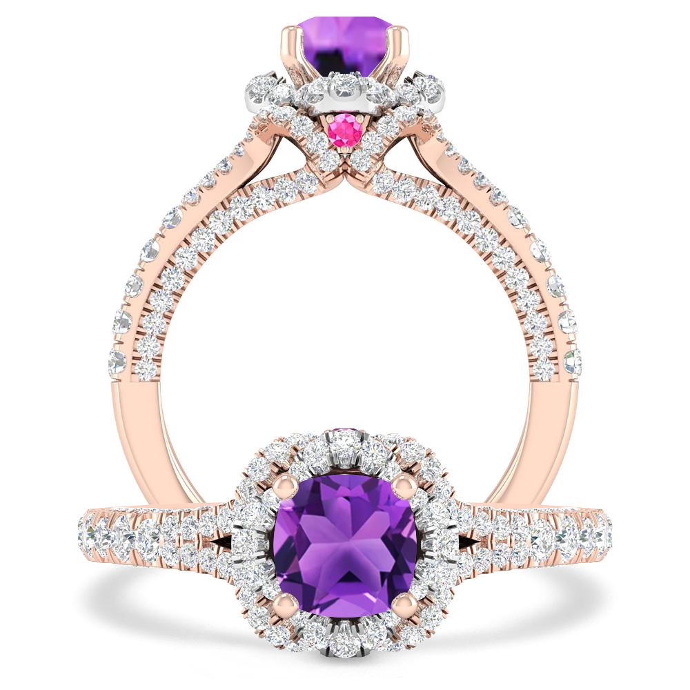 Rose Gold - Amethyst