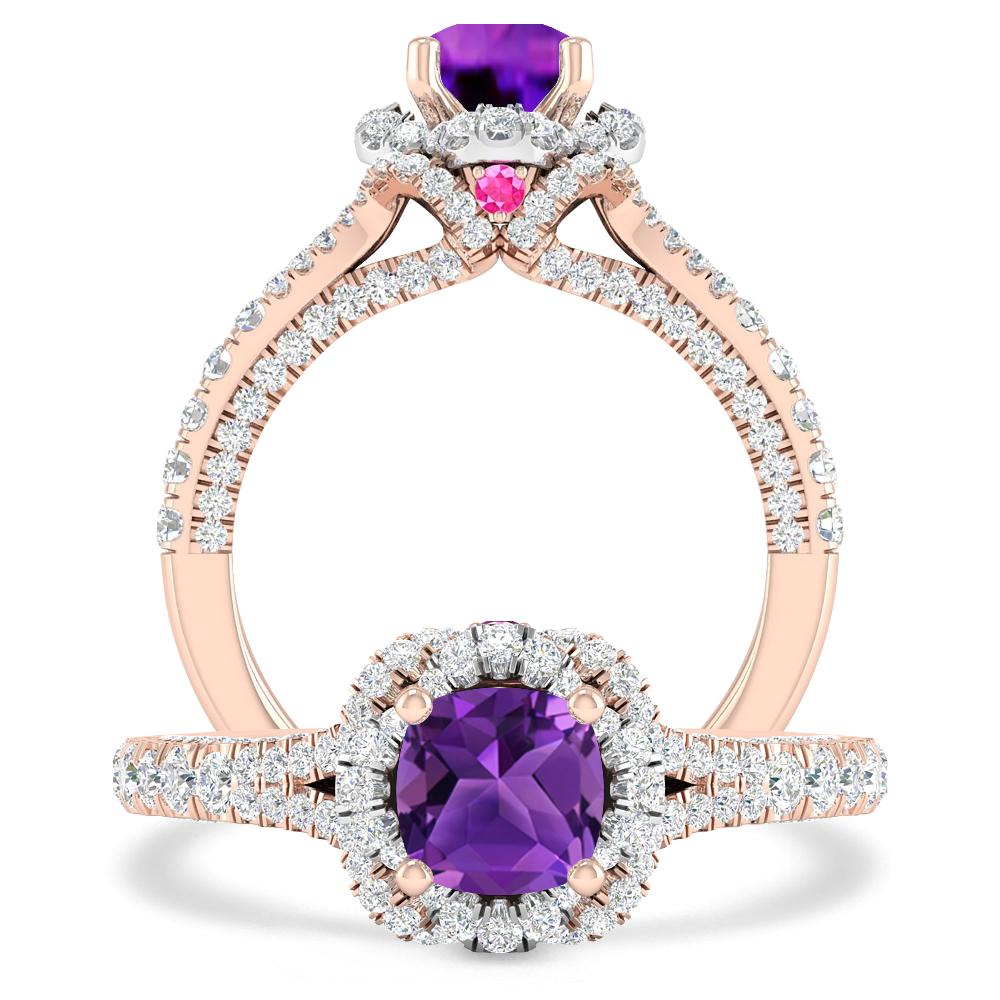 Rose Gold - Amethyst