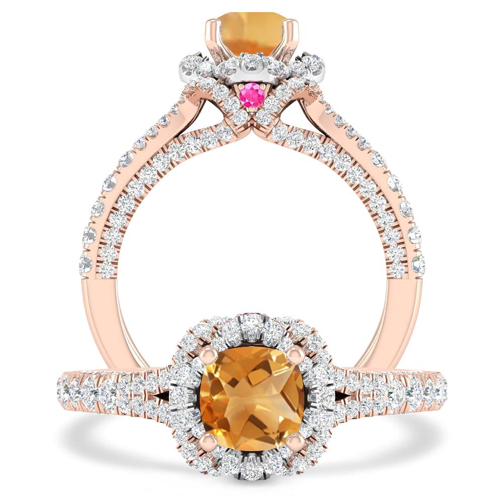 Rose Gold - Citrine