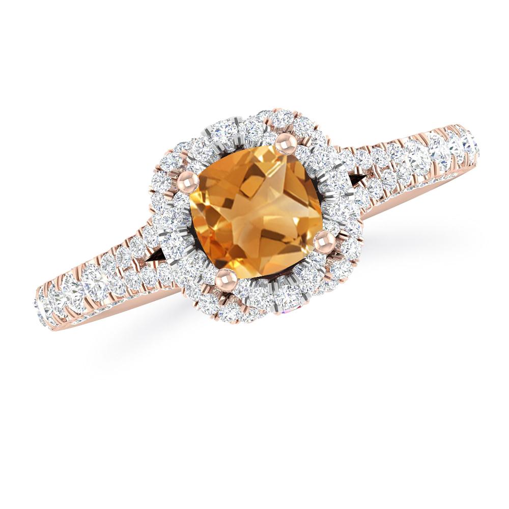 Rose Gold - Citrine