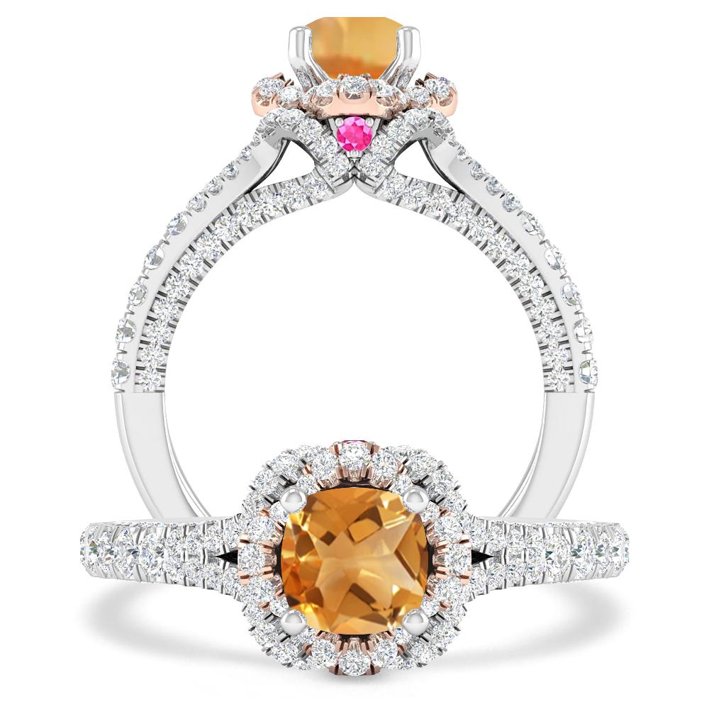 White Gold - Citrine