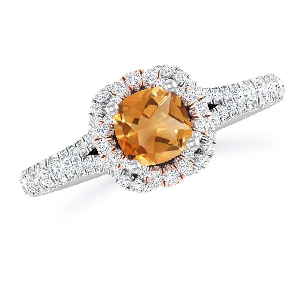 White Gold - Citrine