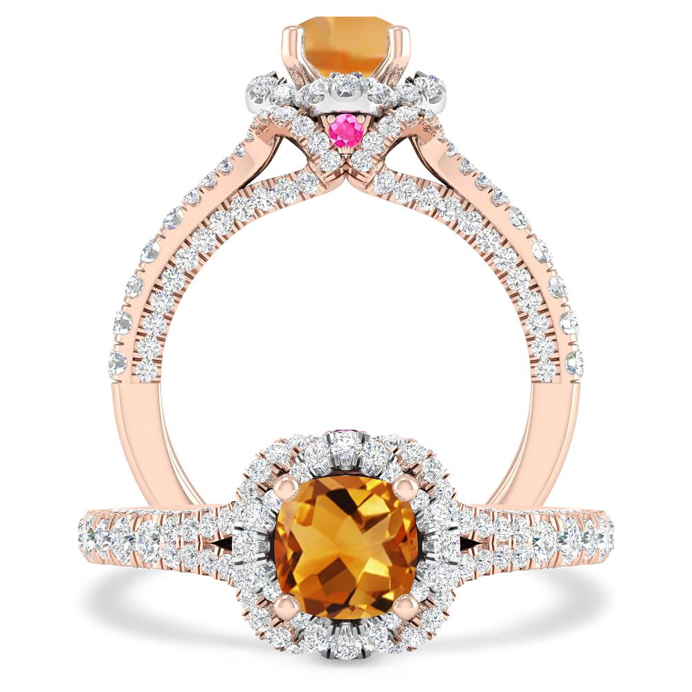 Rose Gold - Citrine