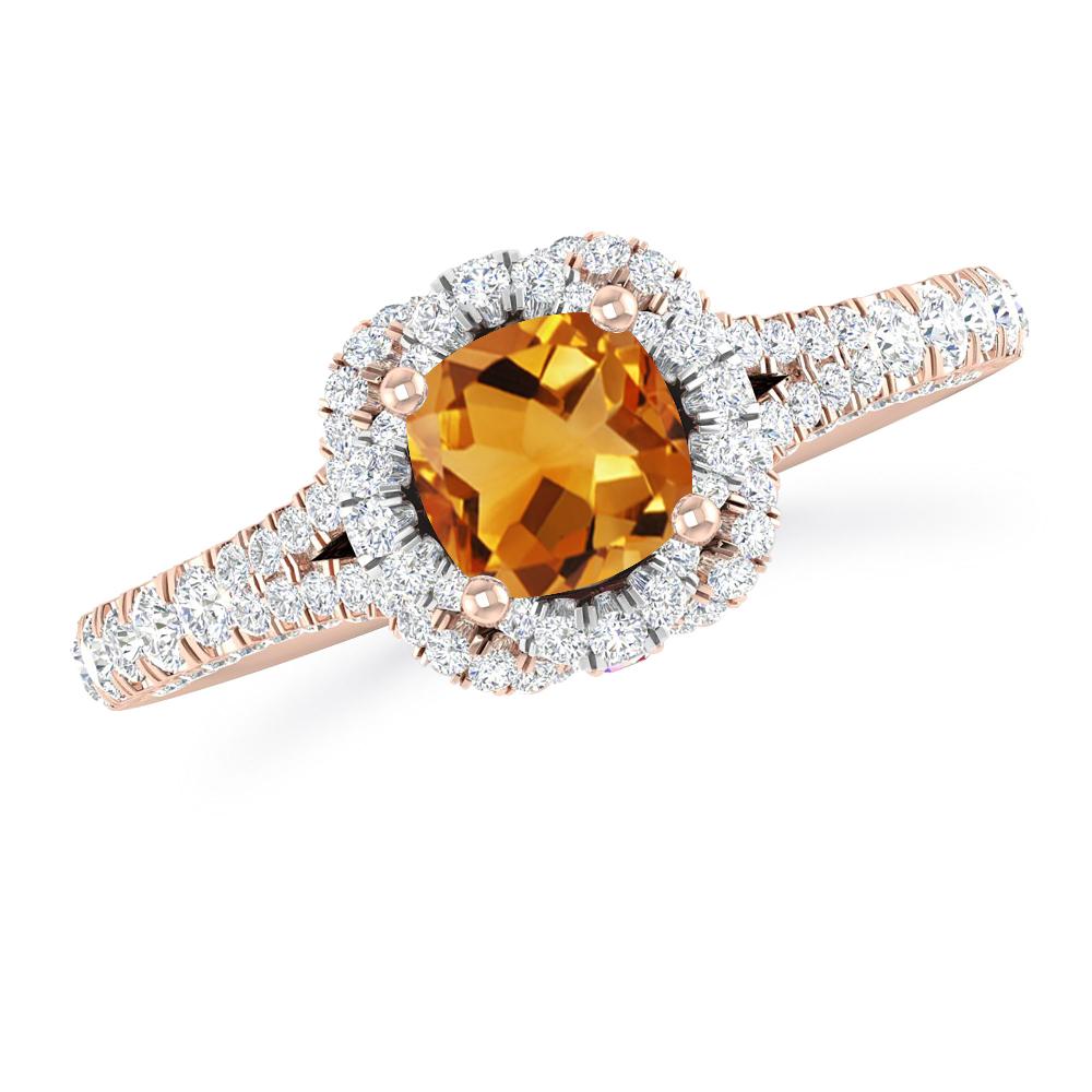 Rose Gold - Citrine