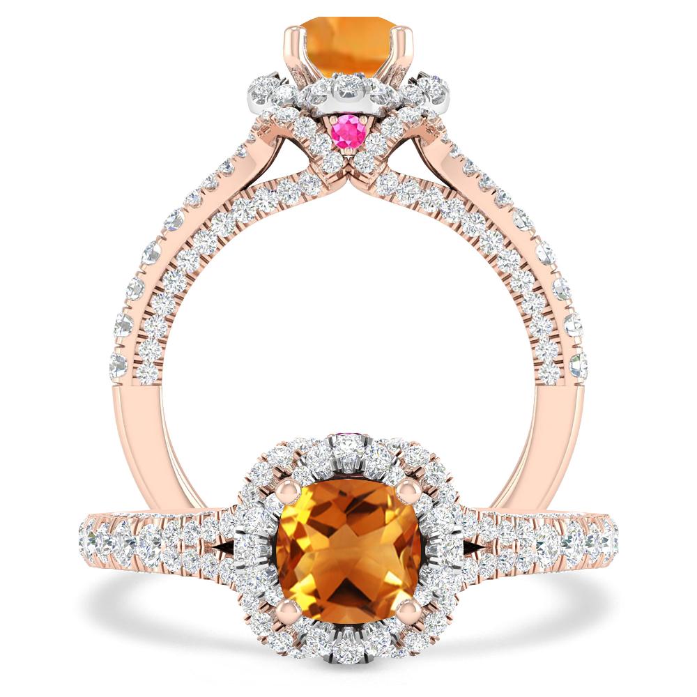Rose Gold - Citrine