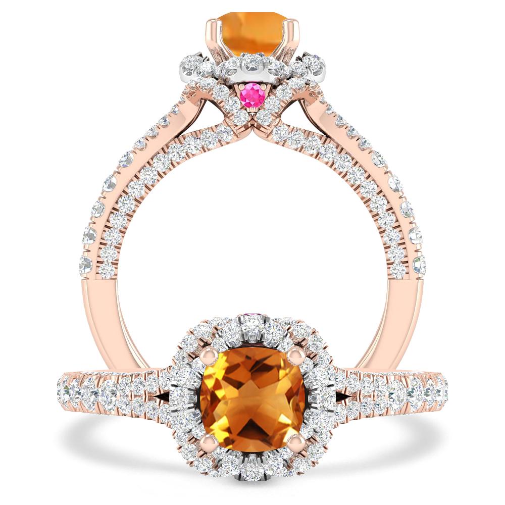 Rose Gold - Citrine