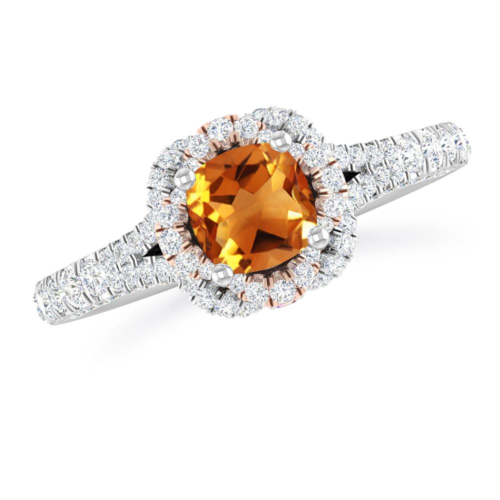 White Gold - Citrine