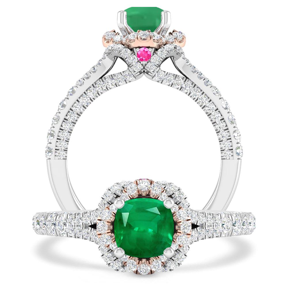 White Gold - Emerald