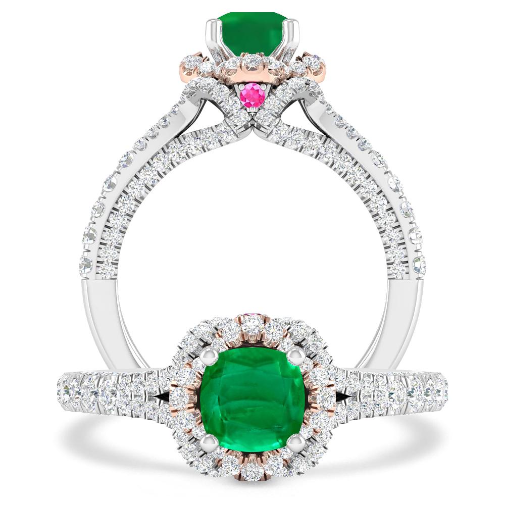 White Gold - Emerald