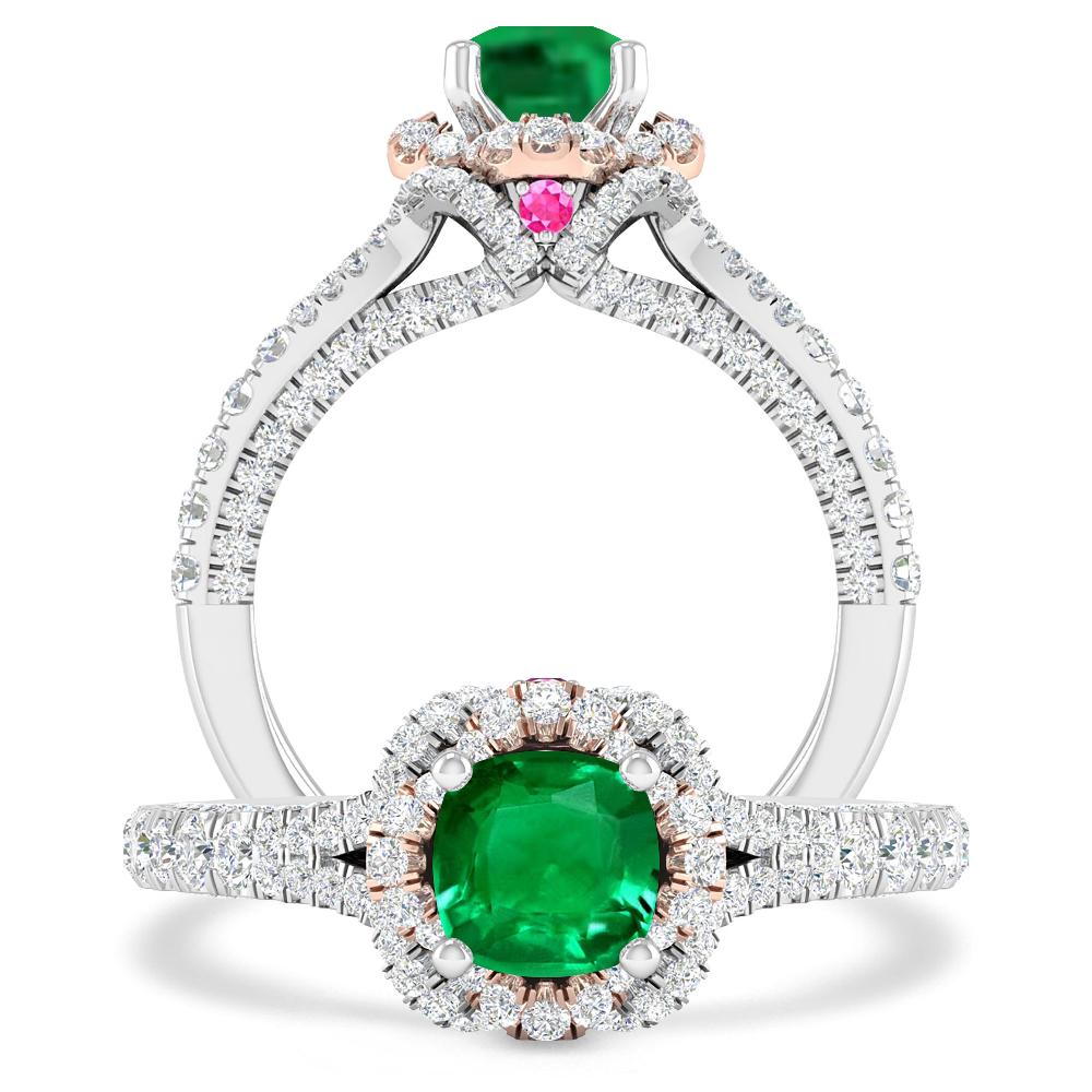 White Gold - Emerald