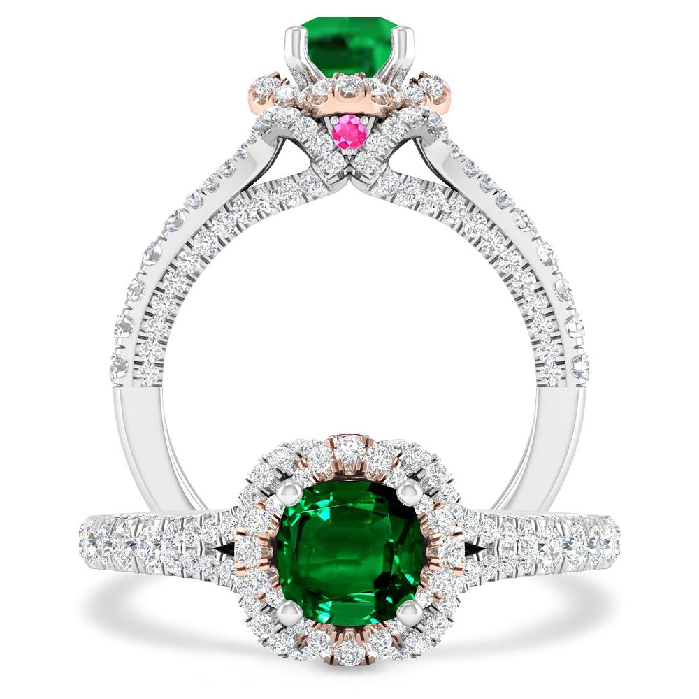 White Gold - Emerald