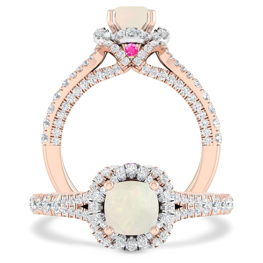 Rose Gold - Opal