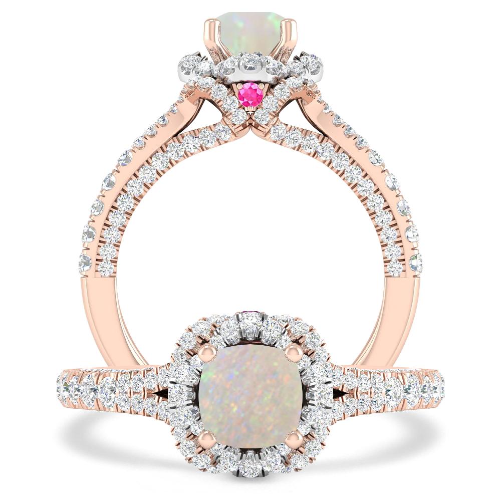 Rose Gold - Opal