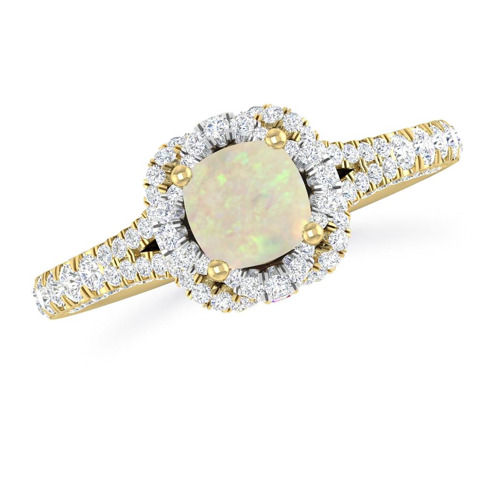 Yellow Gold - Opal