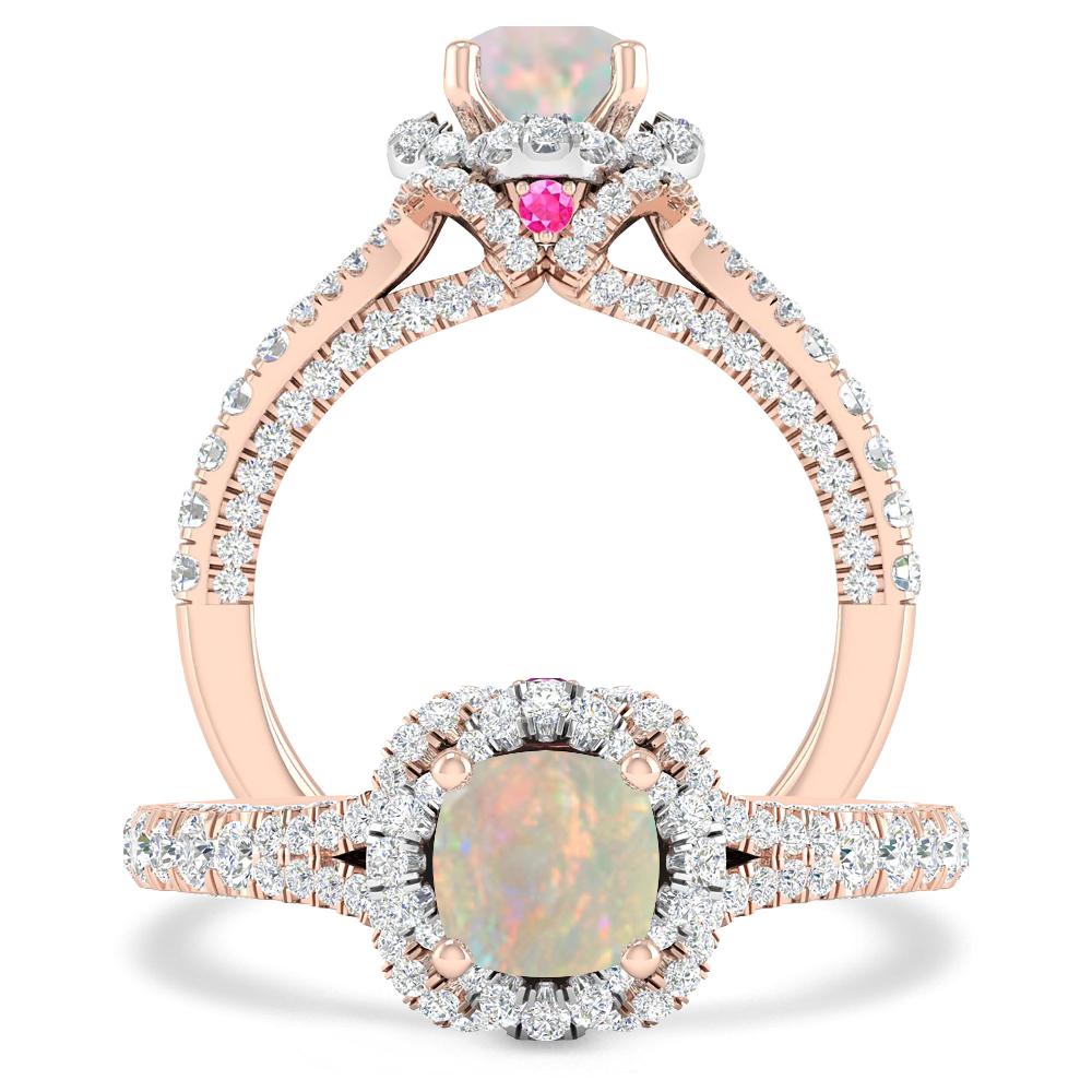 Rose Gold - Opal