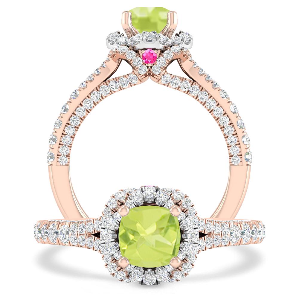 Rose Gold - Peridot