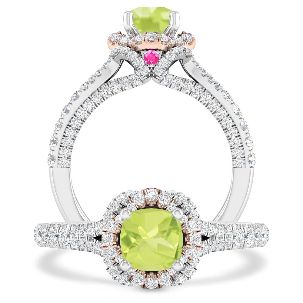 White Gold - Peridot