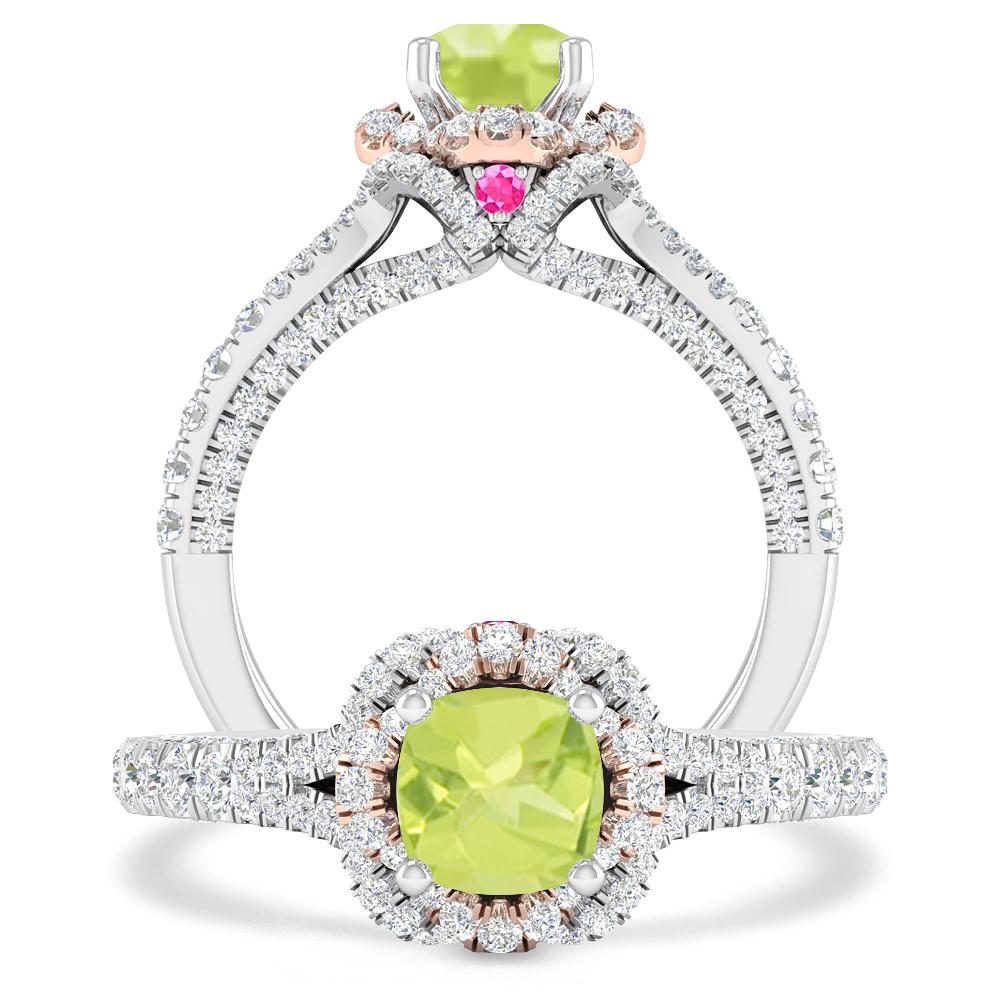 White Gold - Peridot