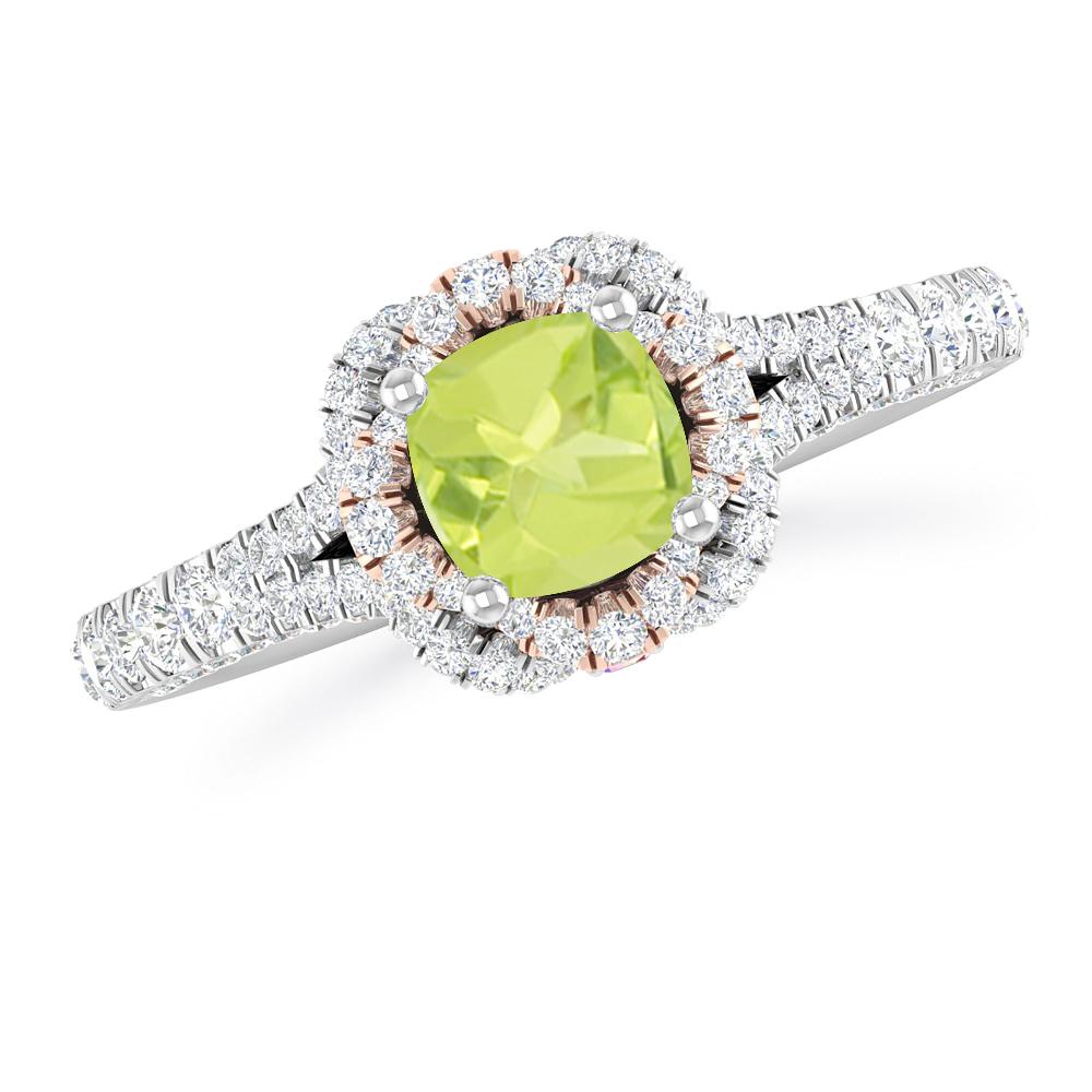 White Gold - Peridot