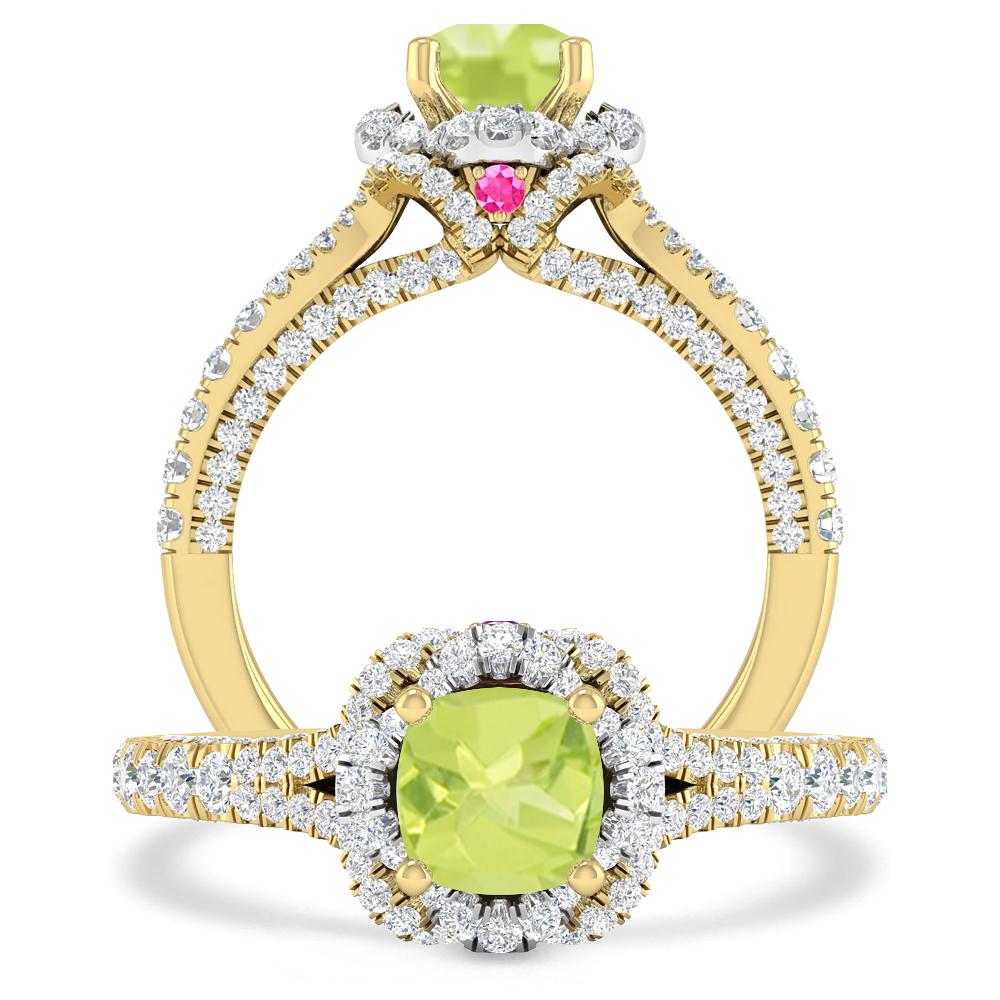 Yellow Gold - Peridot