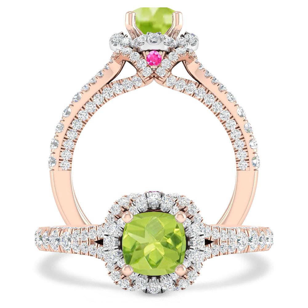 Rose Gold - Peridot