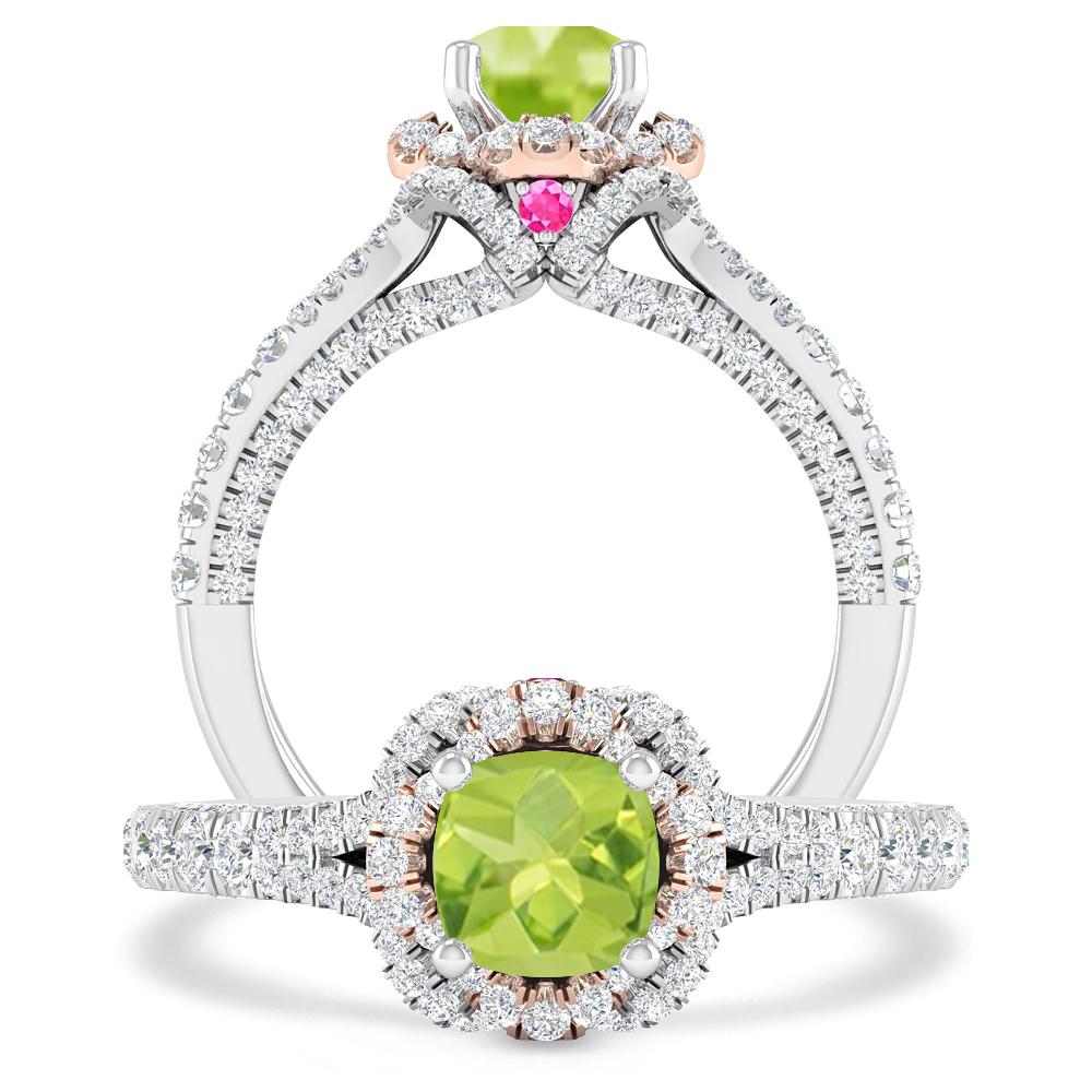 White Gold - Peridot