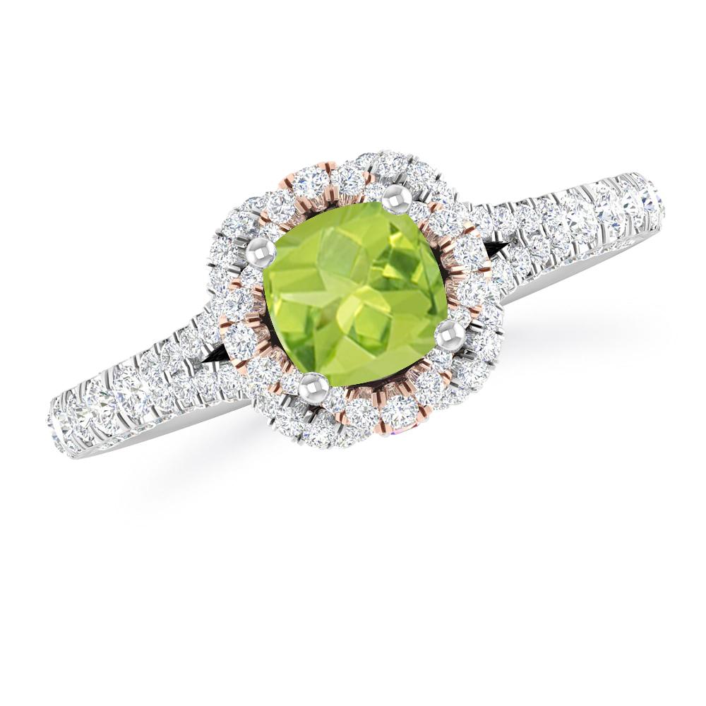 White Gold - Peridot