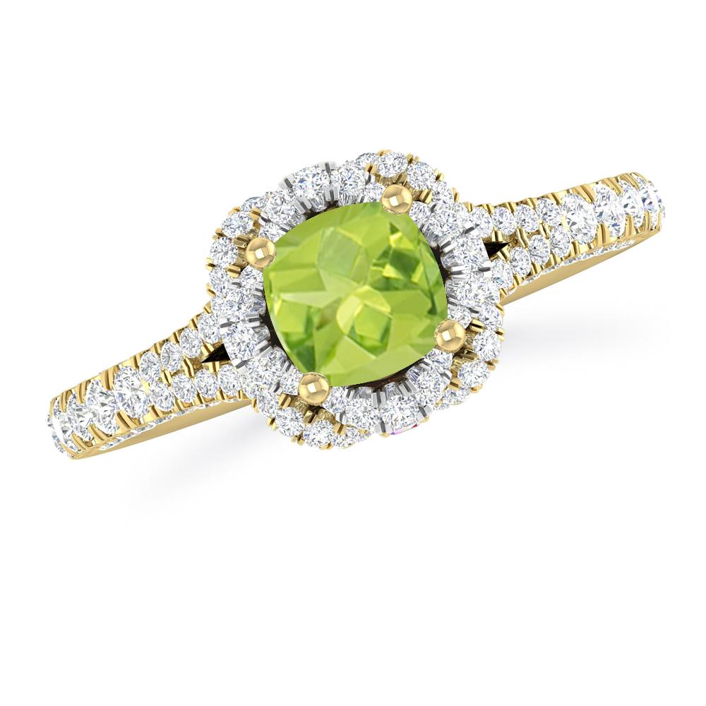 Yellow Gold - Peridot