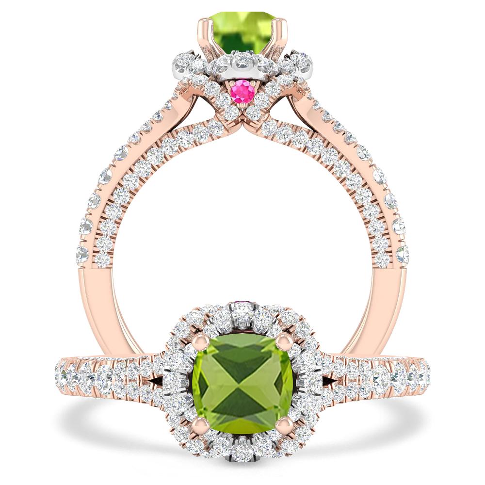 Rose Gold - Peridot