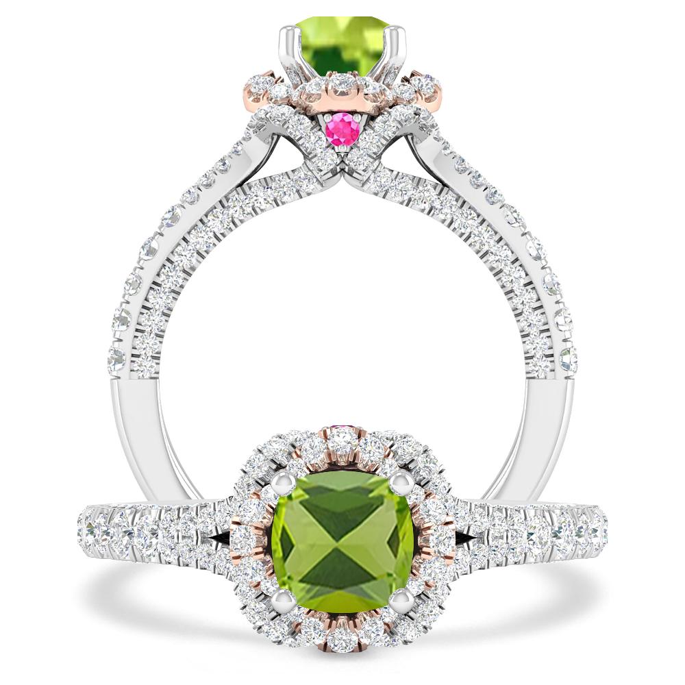 White Gold - Peridot