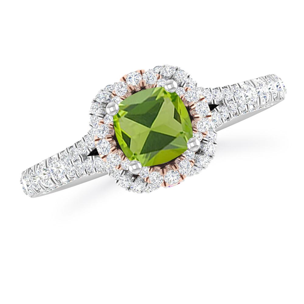 White Gold - Peridot