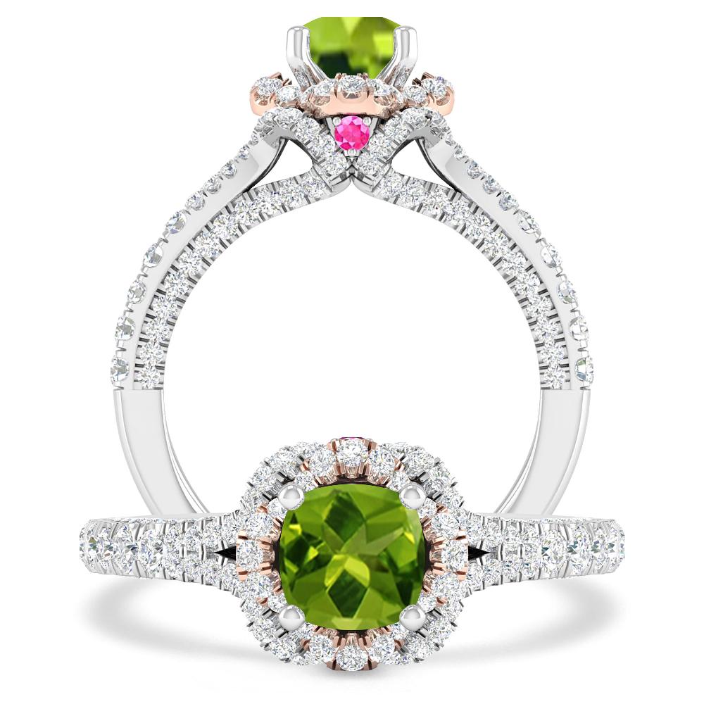 White Gold - Peridot