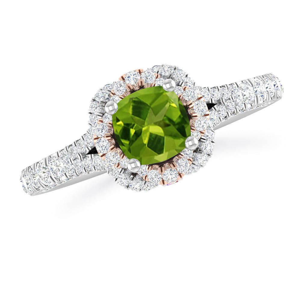 White Gold - Peridot