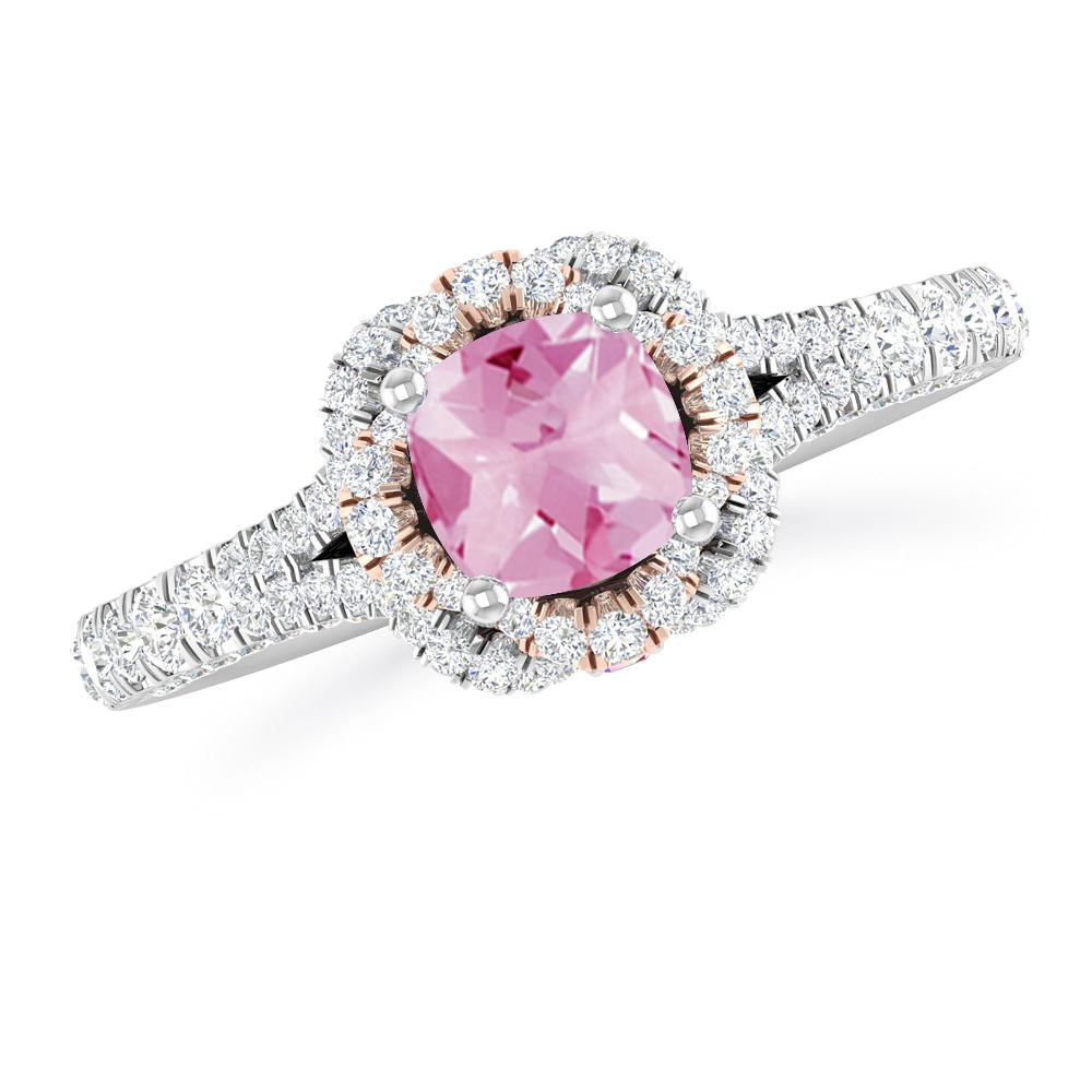 White Gold - Pink Tourmaline