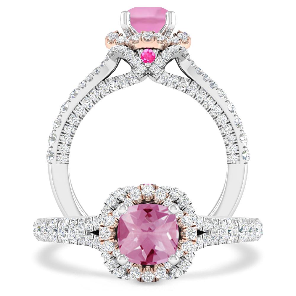 White Gold - Pink Tourmaline