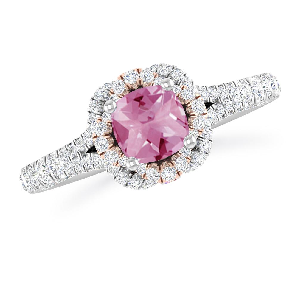 White Gold - Pink Tourmaline